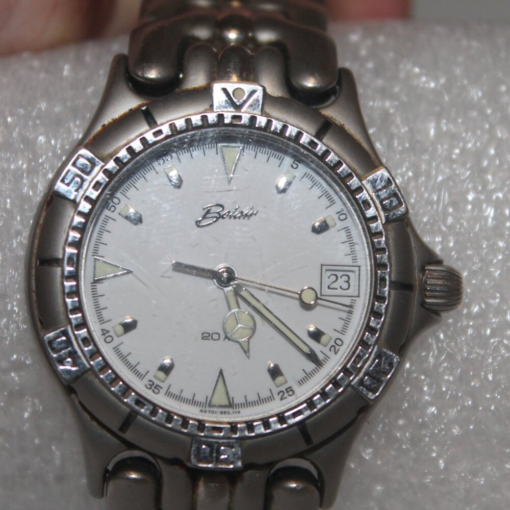 Vintage BELAIR Diver Watch w Date 200m Swiss 955.114